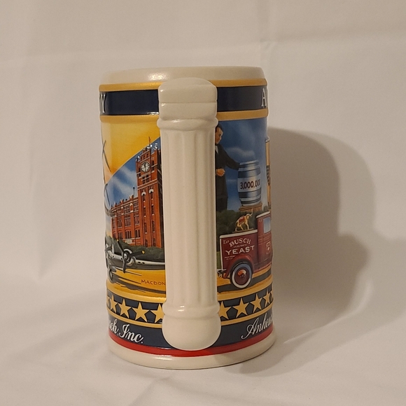 Budweiser Busch Family Series Adolphus Busch 3 President Stein Mug - Picture 4 of 8